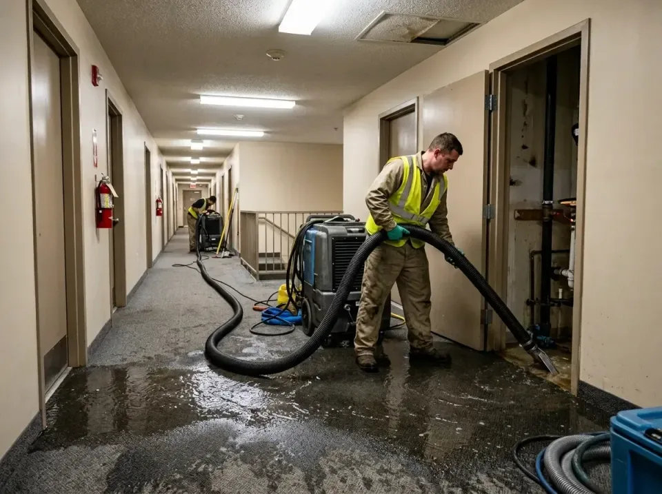multi-unit-apartment-hallway-f-005 — frequently asked questions, Emergency Burst Pipe Water Extraction & Removal in Senatobi…